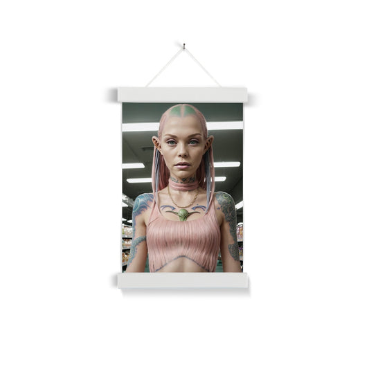Indica Hipster Fine Art Print with Hanger