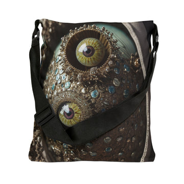 Crocodile Eyes - Adjustable Tote Bag